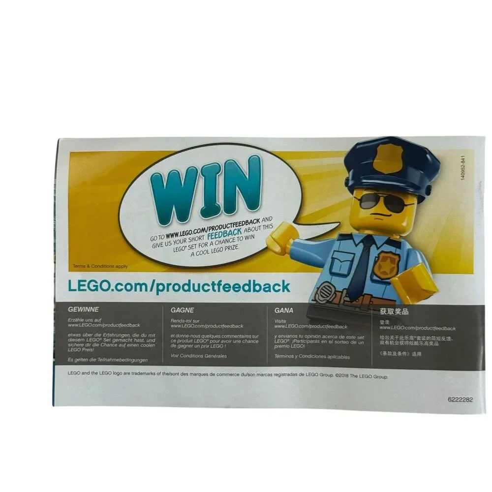 Lego City Ambulance Helicopter 60179 Manual Complete No Box Snowboard